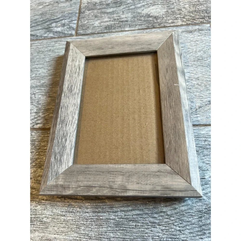 2 Sheffield Home Picture Frames Photo Holder Wood Weathered Farmhouse Cottage